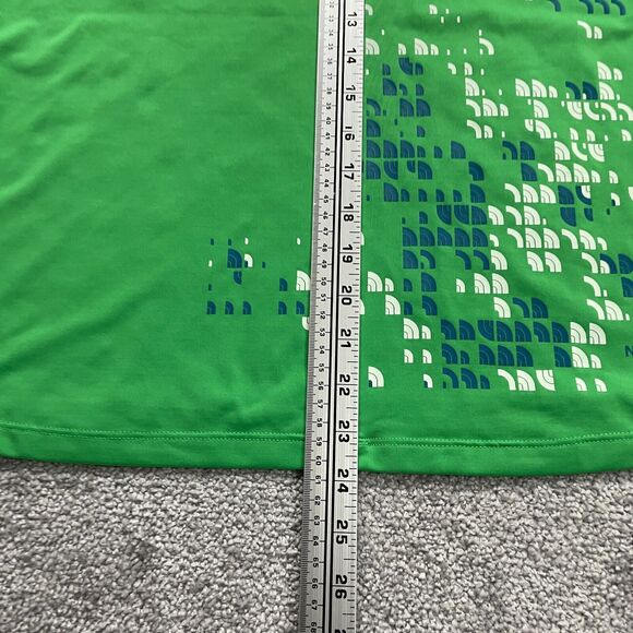 The North Face Active Top Womens Large Green Short Sleeve Round Neck Graphic Gym - Picture 8 of 15